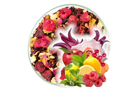 Herbata Owocowa MALINOWE MOJITO Miętowa Rozkosz Smaku !!